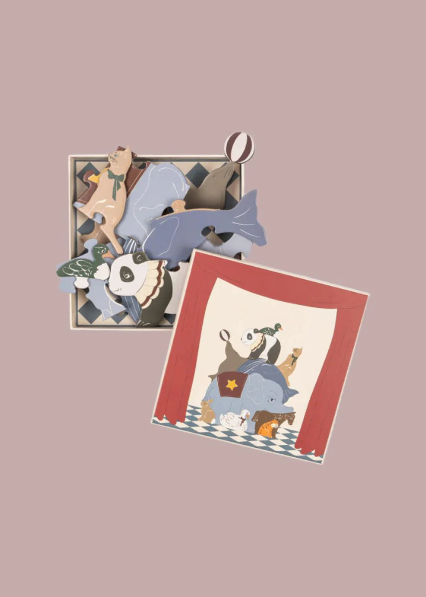 Animal Cardboard Puzzle (12 Pieces) - Image 3