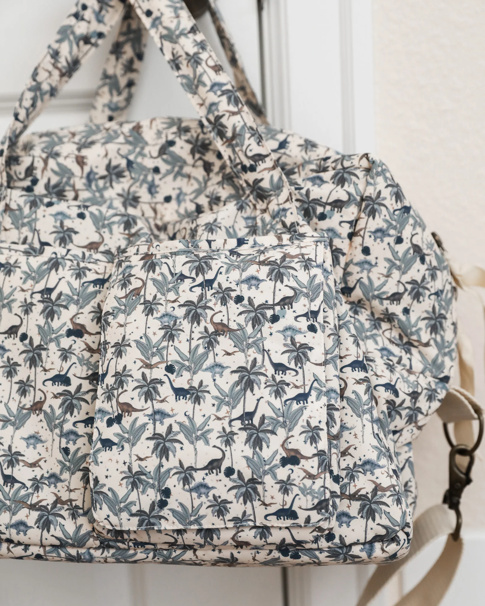 ALL YOU NEED Diaper Bag - Dino Blue - Image 3