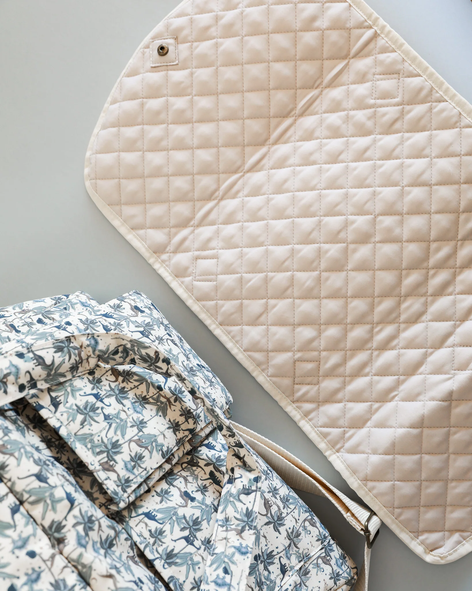 ALL YOU NEED Diaper Bag - Dino Blue - Image 6