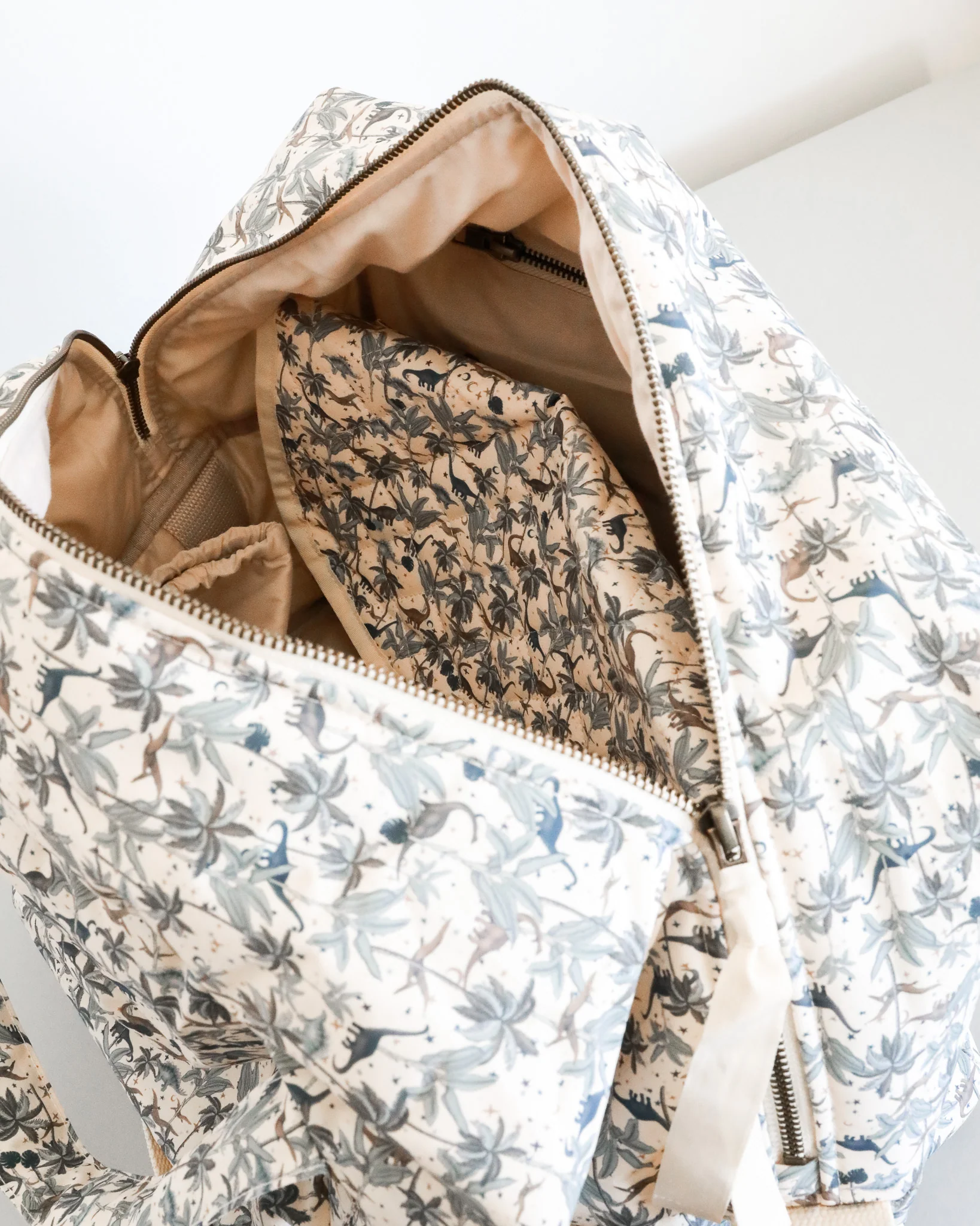 ALL YOU NEED Diaper Bag - Dino Blue - Image 8