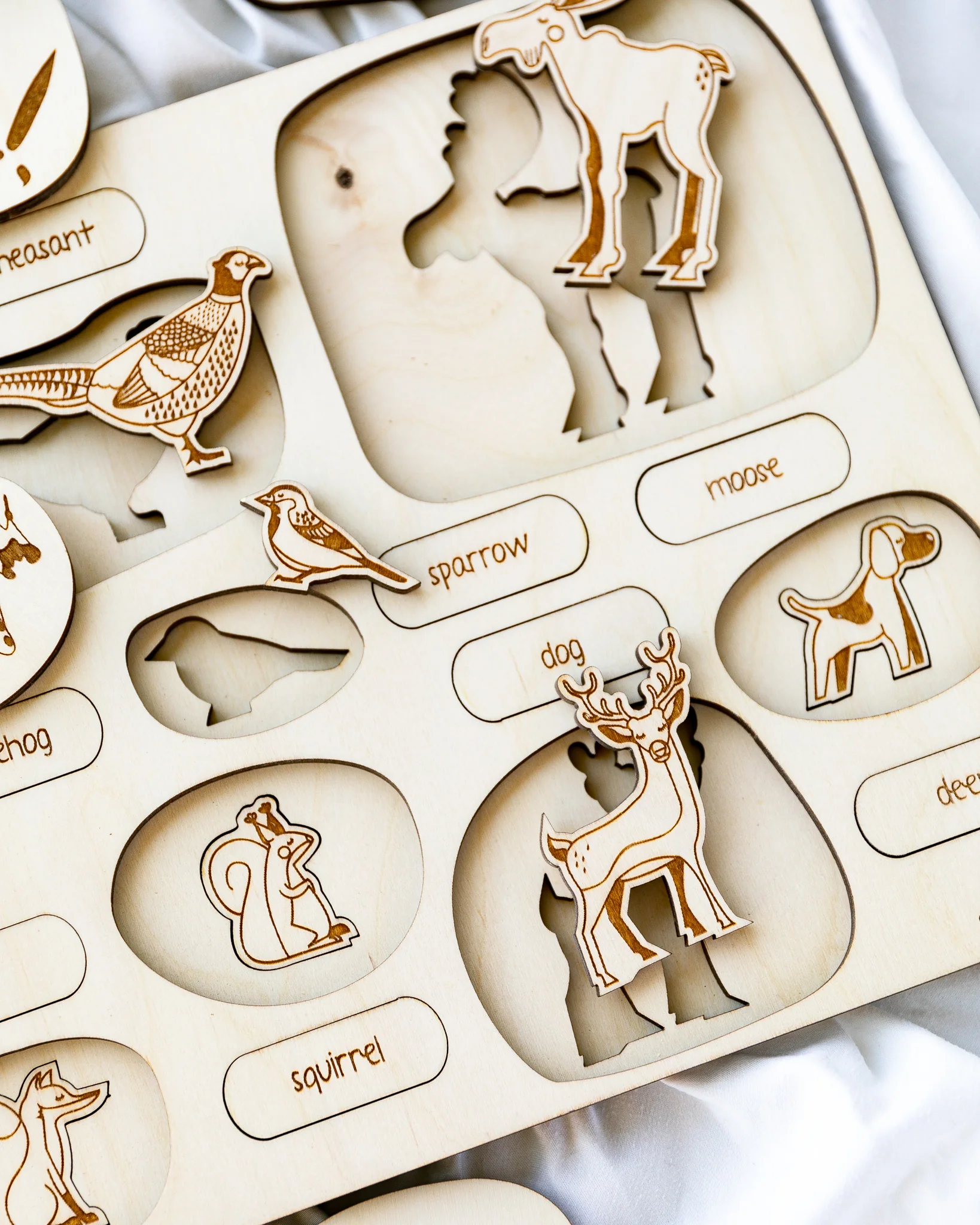 Animal Tracks Wooden Puzzle - Image 5