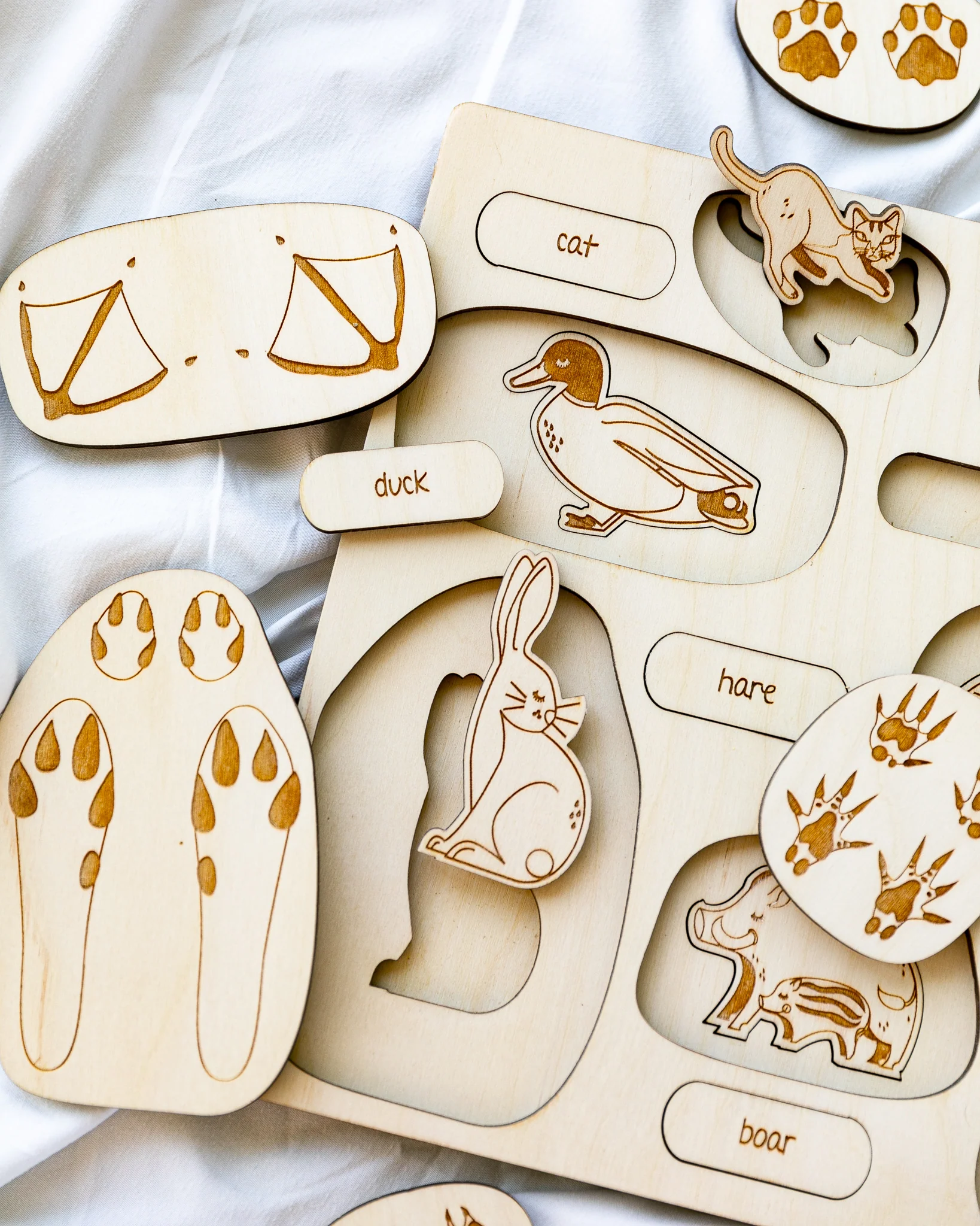 Animal Tracks Wooden Puzzle - Image 6
