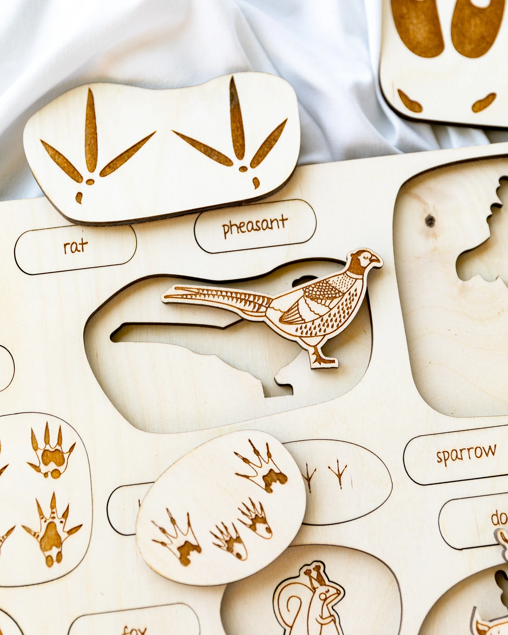 Animal Tracks Wooden Puzzle - Image 7