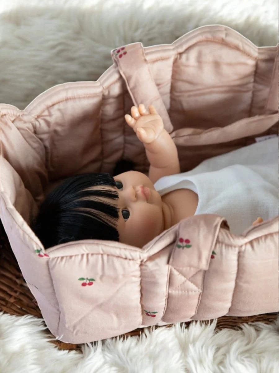 Konges Sloejd | Doll Bassinet - Cherry Blush - Image 3