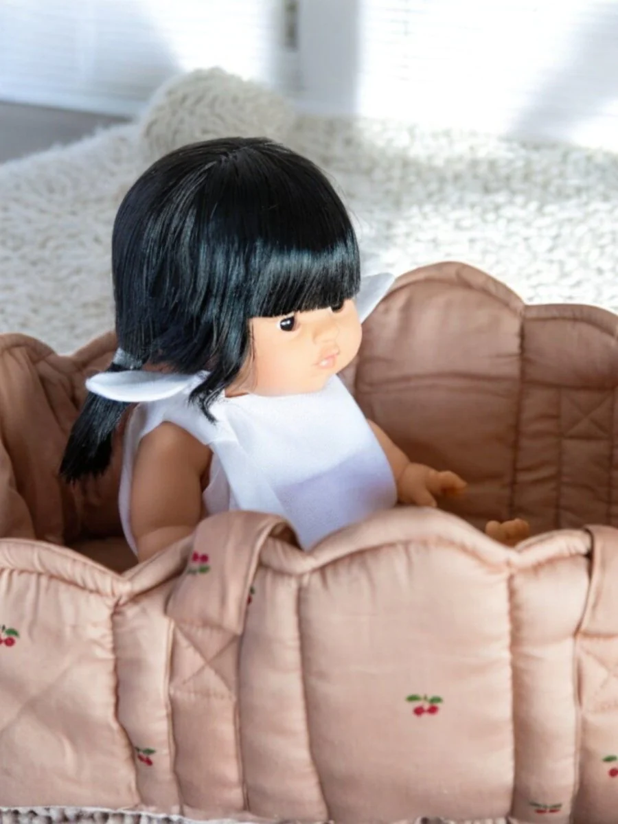 Konges Sloejd | Doll Bassinet - Cherry Blush - Image 4