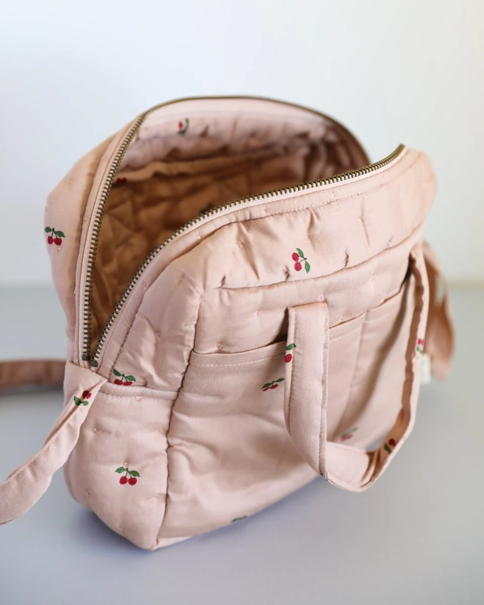 Konges Sloejd | Baby Doll Diaper Bag - Cherry Blush - Image 3