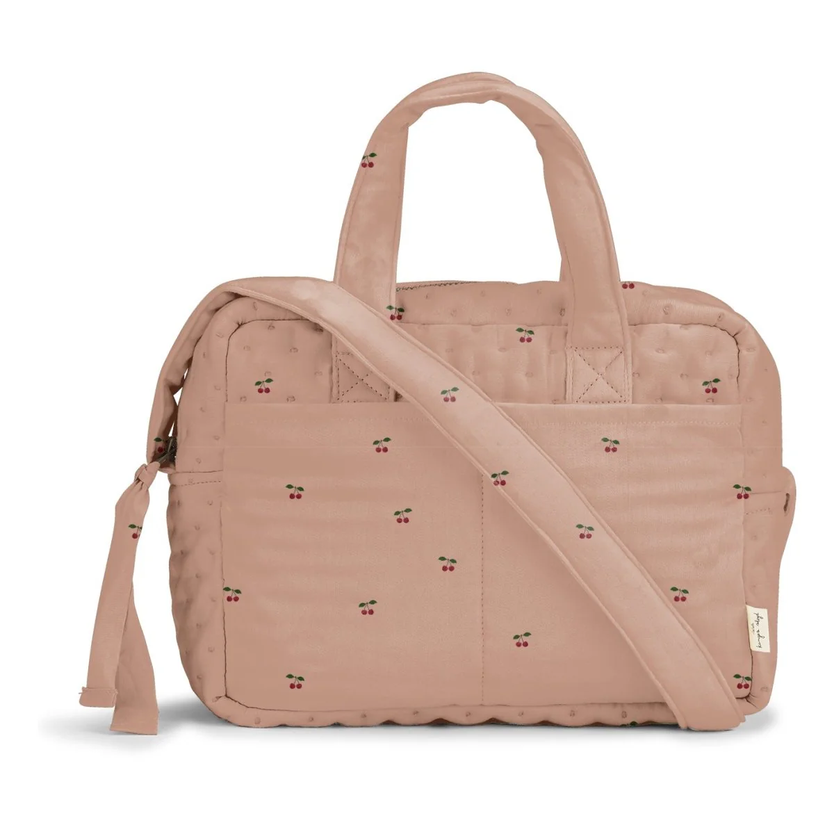 Konges Sloejd | Baby Doll Diaper Bag - Cherry Blush - Image 5