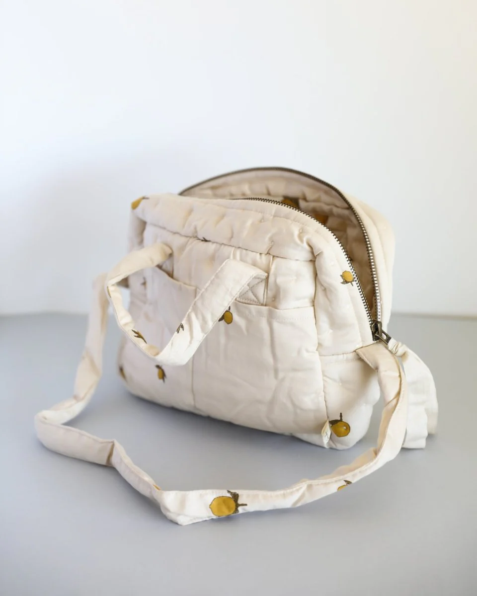 Konges Sloejd | Baby Doll Diaper Bag - Lemon - Image 3