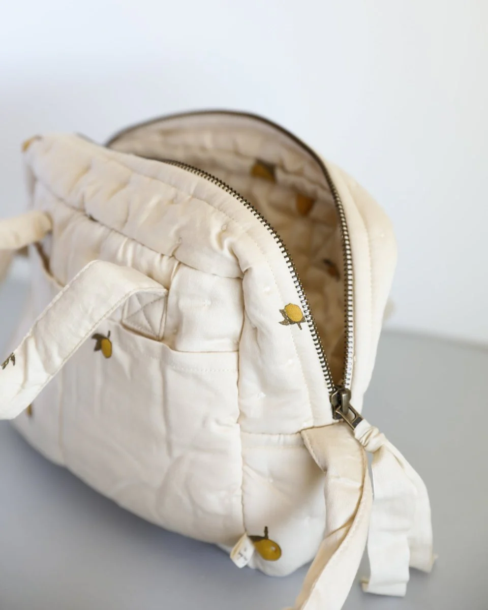 Konges Sloejd | Baby Doll Diaper Bag - Lemon - Image 4