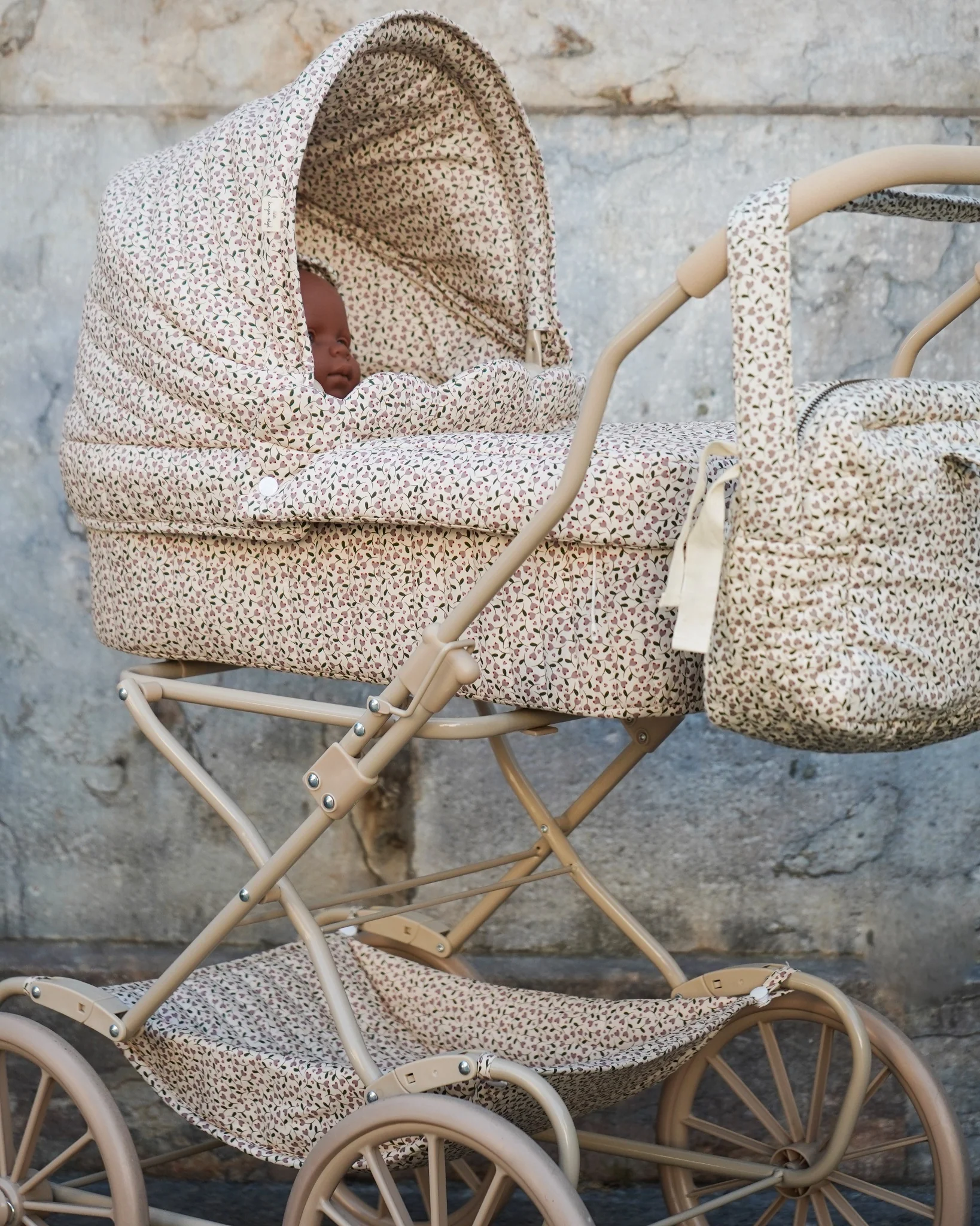 Baby Doll Diaper Bag - Milk Tank Beige - Image 6