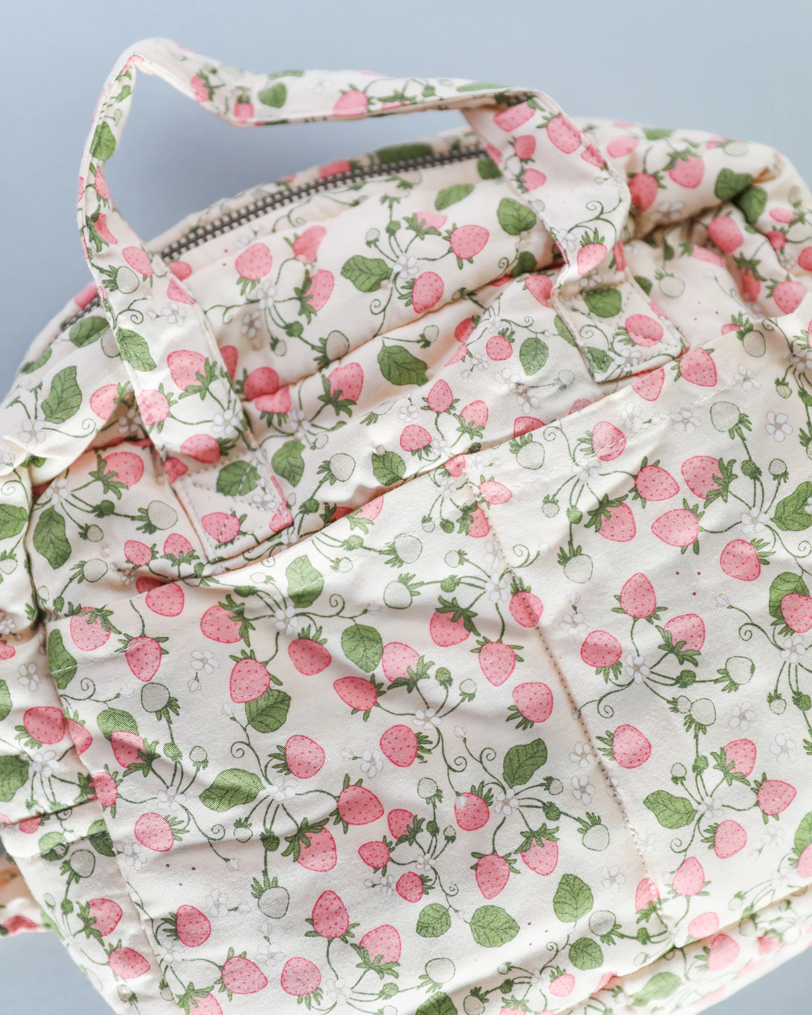 Baby Doll Diaper Bag - Strawberry Fields - Image 3