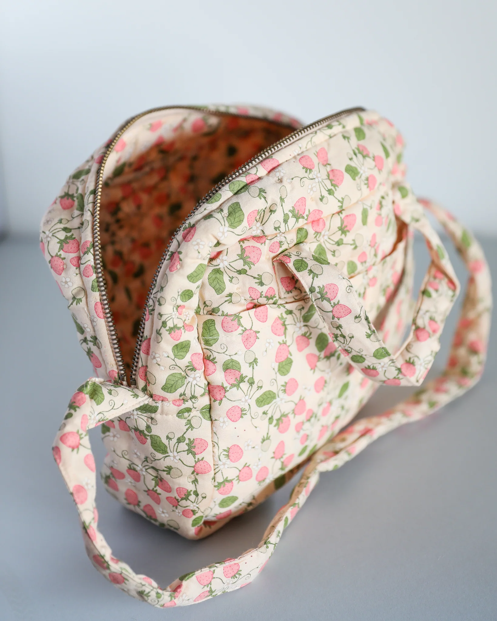 Baby Doll Diaper Bag - Strawberry Fields - Image 4