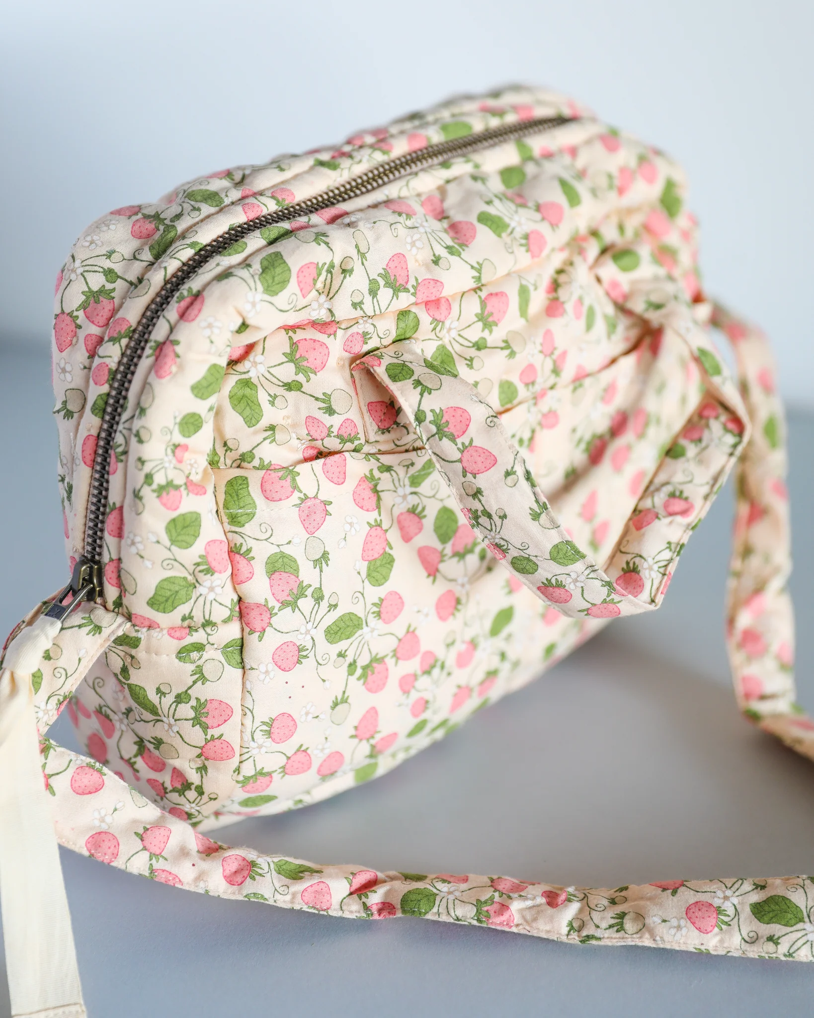 Baby Doll Diaper Bag - Strawberry Fields - Image 6