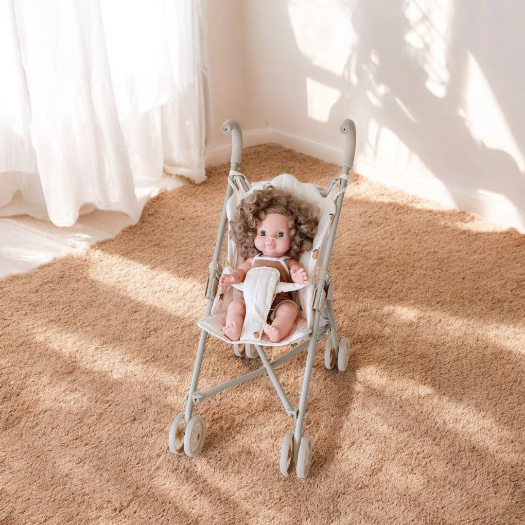 Konges Sloejd | Baby Doll Stroller - Lemon - Image 4