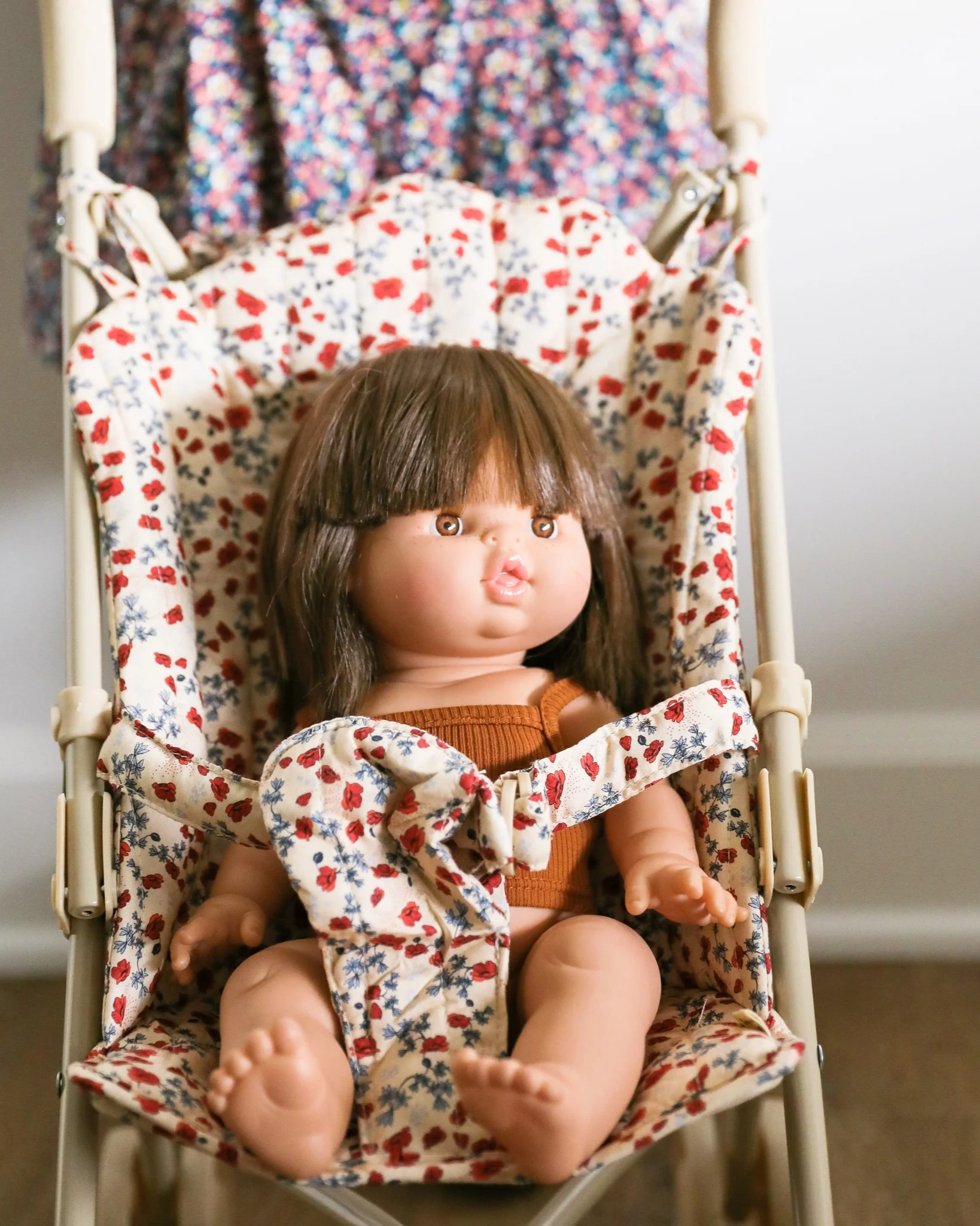 Baby Doll Stroller - Poppy Flowers - Image 5