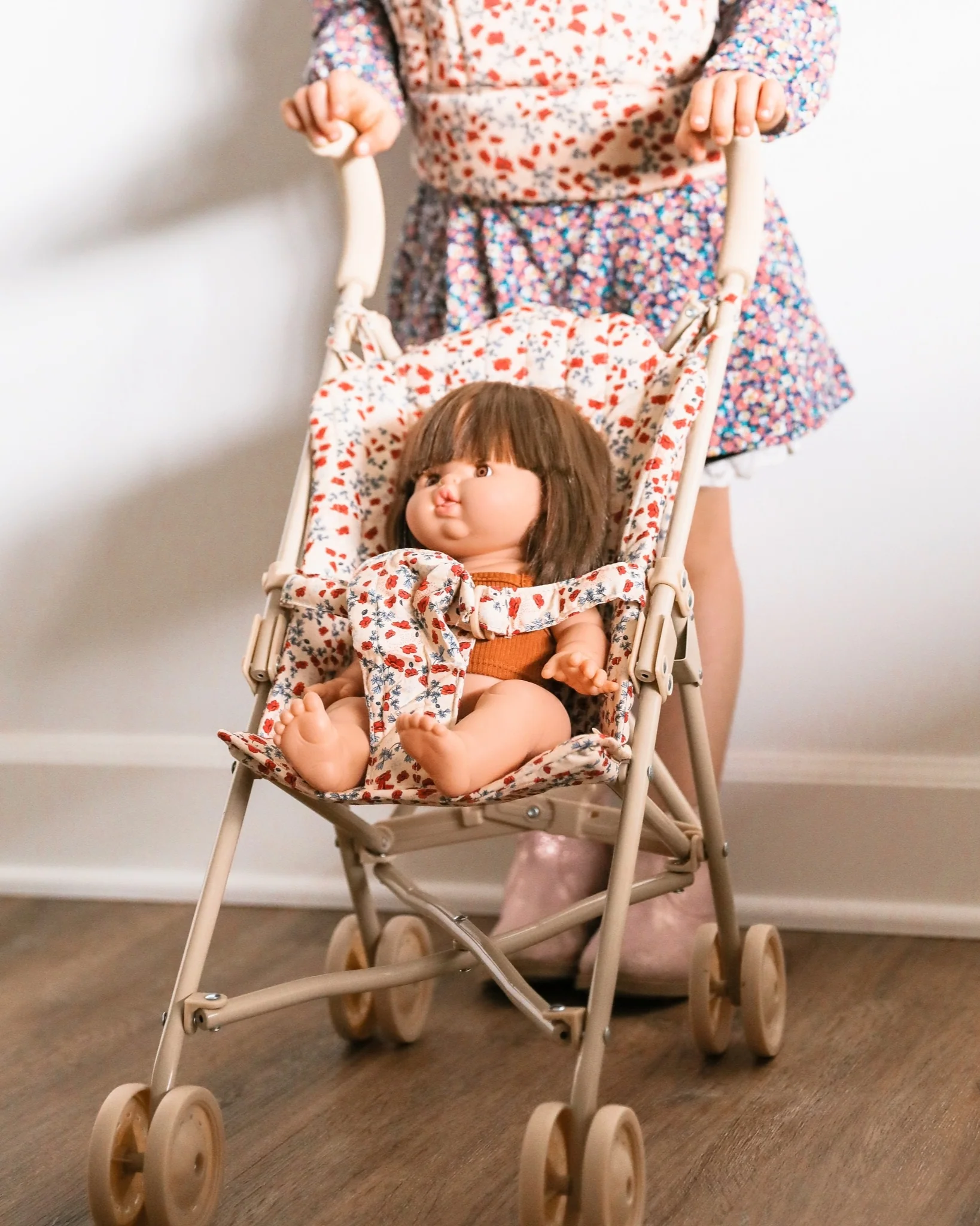 Baby Doll Stroller - Poppy Flowers - Image 8