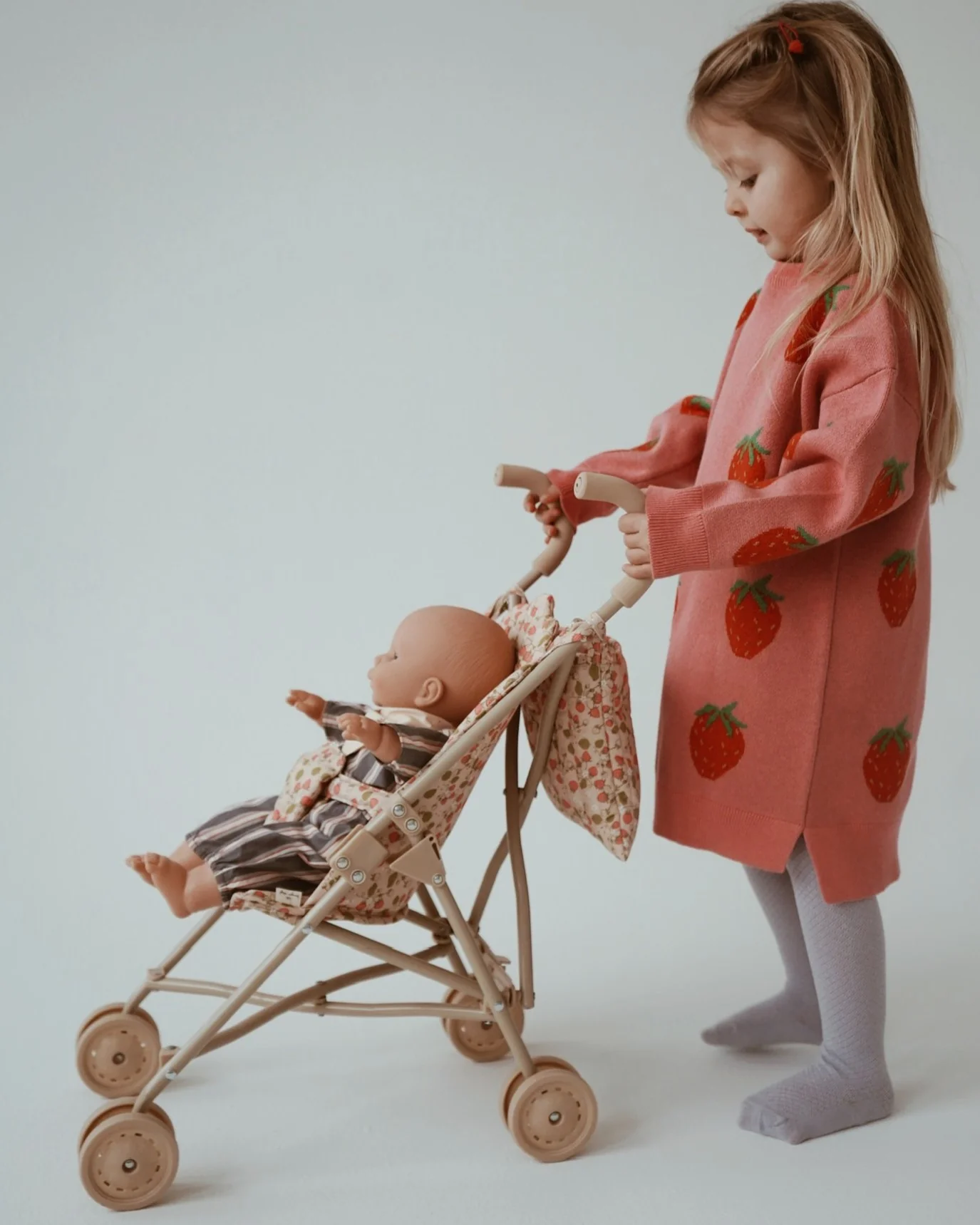 Baby Doll Stroller - Strawberry Fields - Image 6