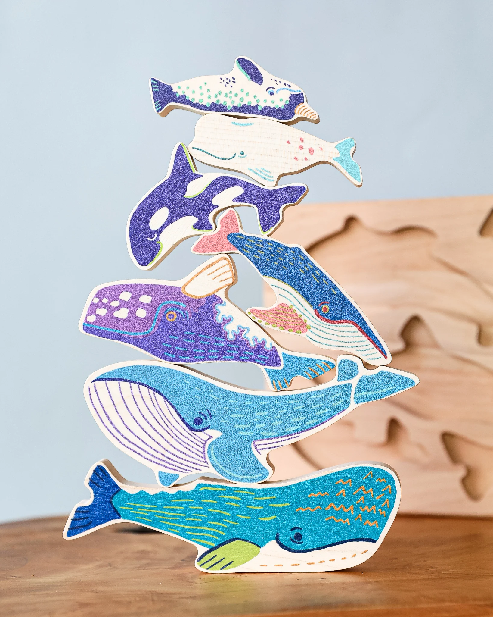 Whale Wooden Puzzle - Image 4