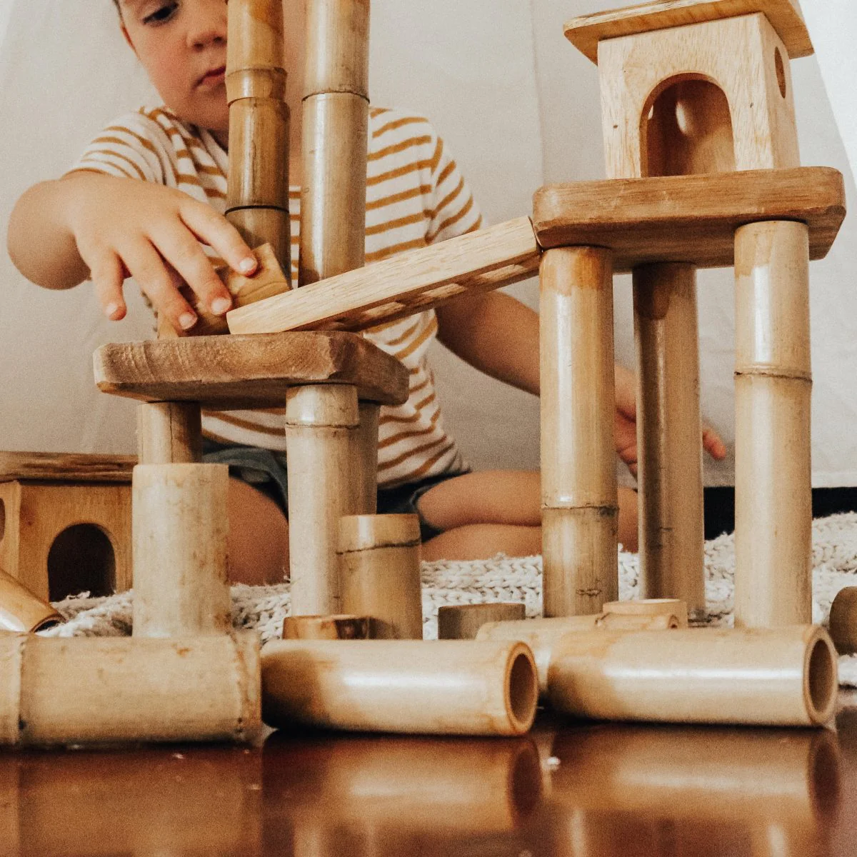 Bamboo Building Play Set - Image 2