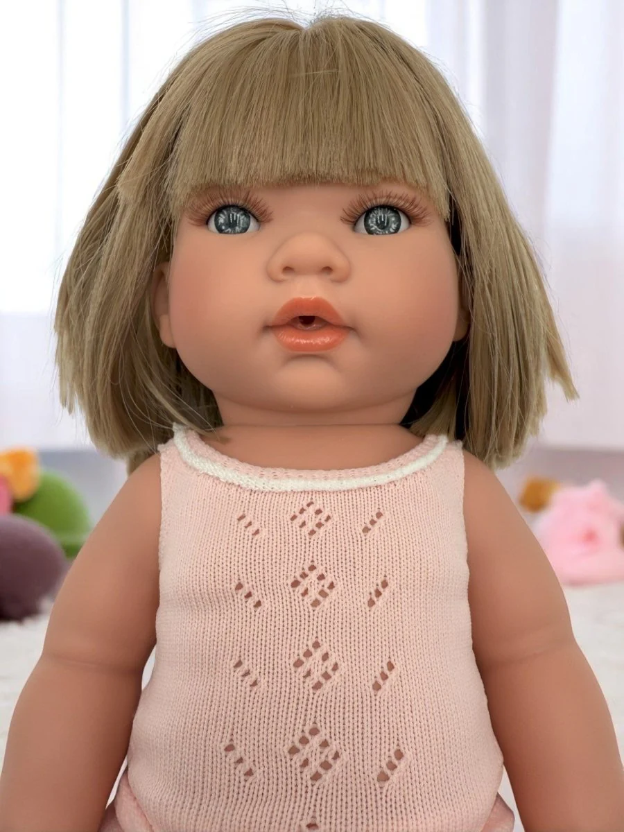 Bebenita 13" Baby Girl Doll - Adelaide | Unscented & Fully Clothed - Image 3