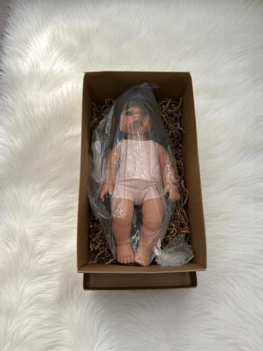 Bebenita 13" Baby Girl Doll - Milan | Unscented & Fully Clothed - Image 5
