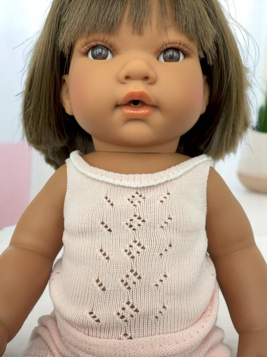 Bebenita 13" Baby Girl Doll - Savannah | Unscented & Fully Clothed - Image 4