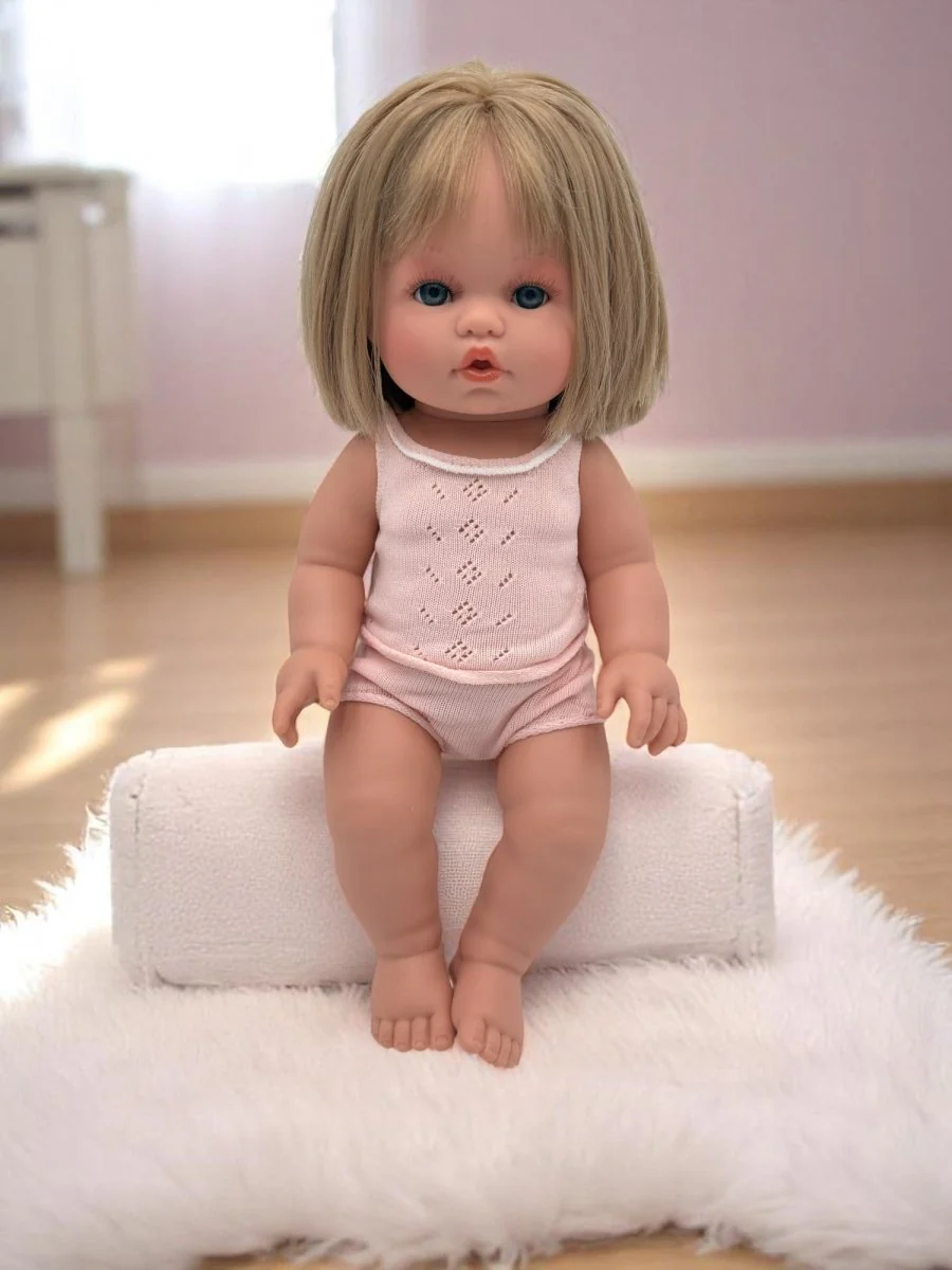 Bebenita 13" Baby Girl Doll - Vienna | Unscented & Fully Clothed - Image 3