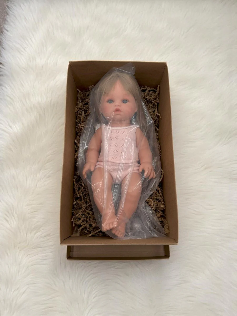 Bebenita 13" Baby Girl Doll - Vienna | Unscented & Fully Clothed - Image 7