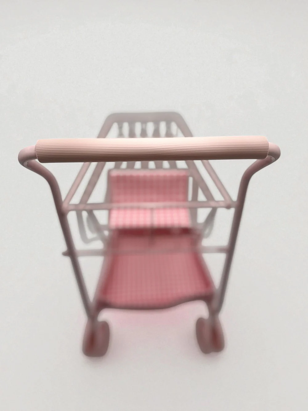Toy Shopping Cart - Bubblegum Gingham - Image 6