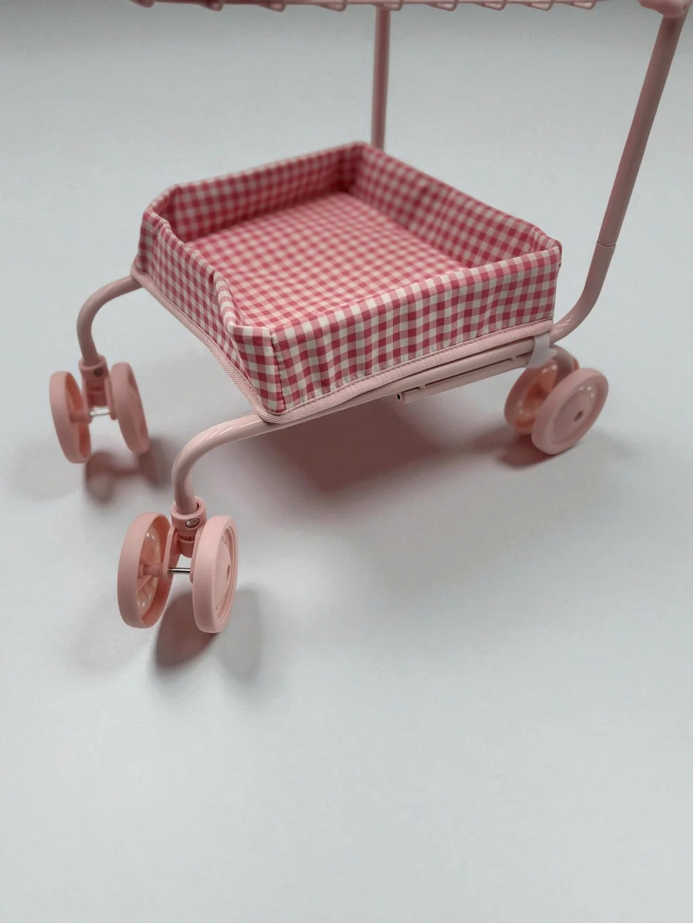 Toy Shopping Cart - Bubblegum Gingham - Image 7
