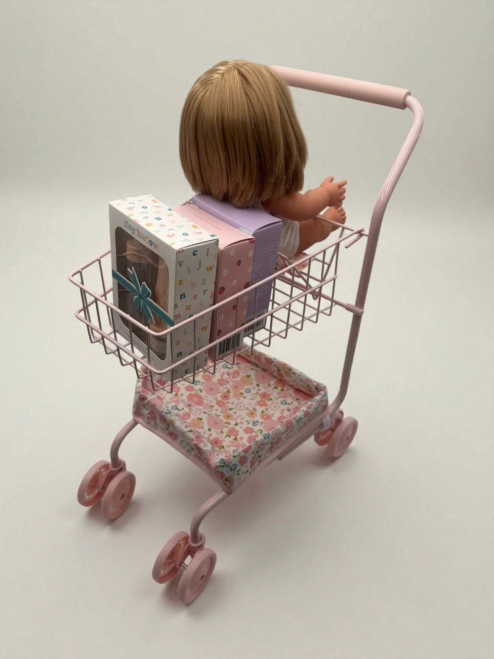 Toy Shopping Cart - Garden Blush - Image 4