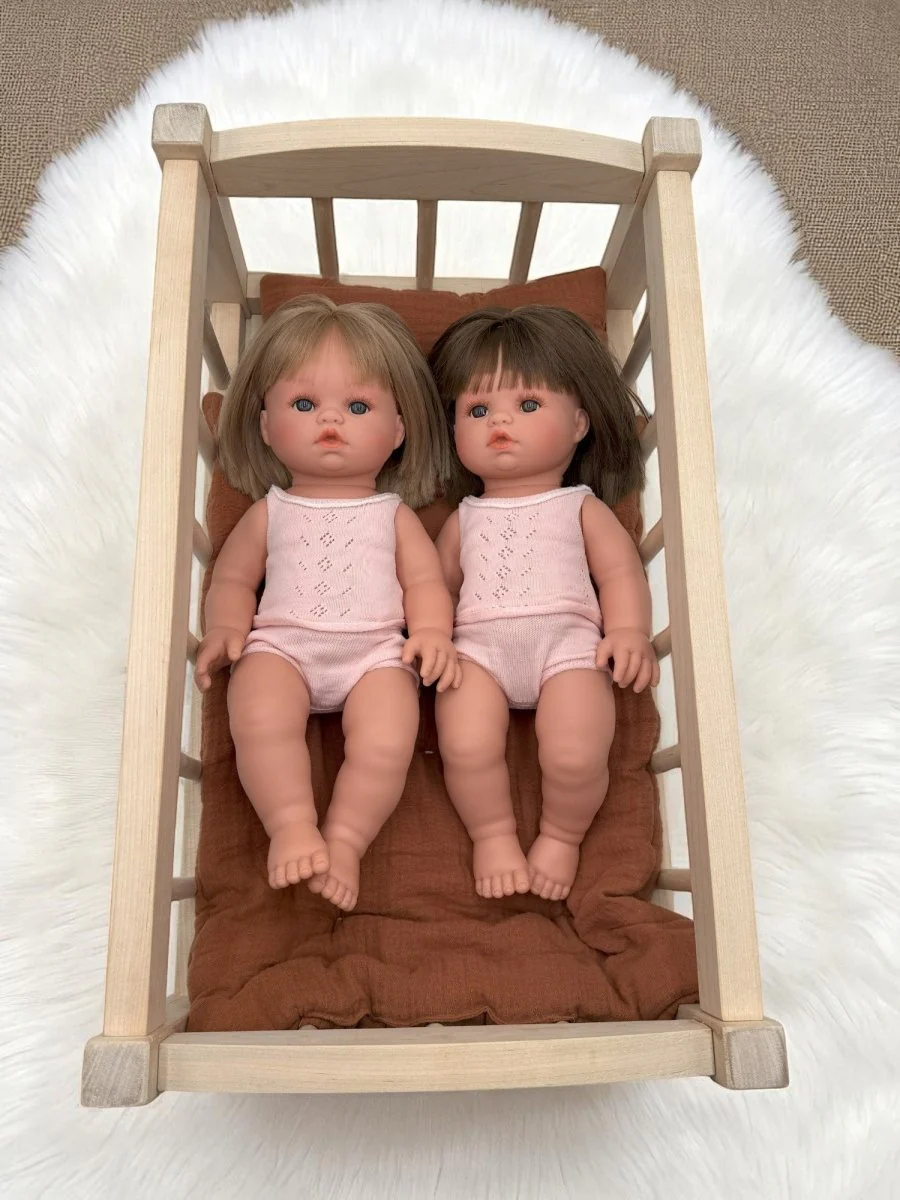 Bebenita | Wooden Baby Doll Cradle Bed in Natural Birch - Image 8