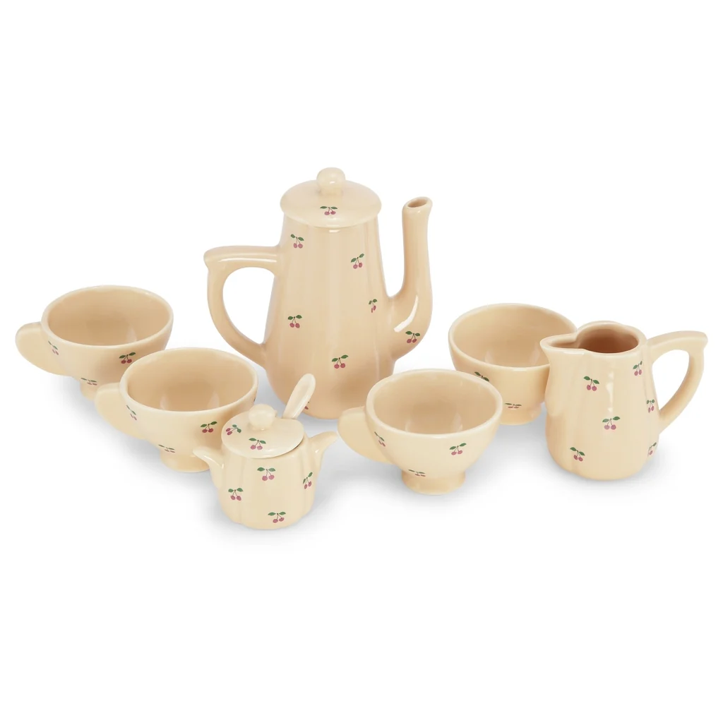 Ceramic Tea Play Set - Cherry - Image 4