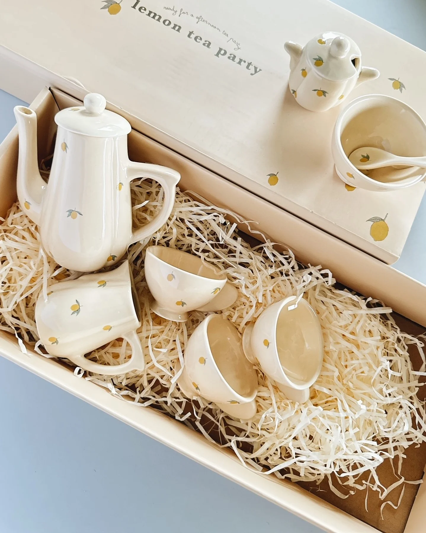 Ceramic Tea Play Set - Lemon - Image 2