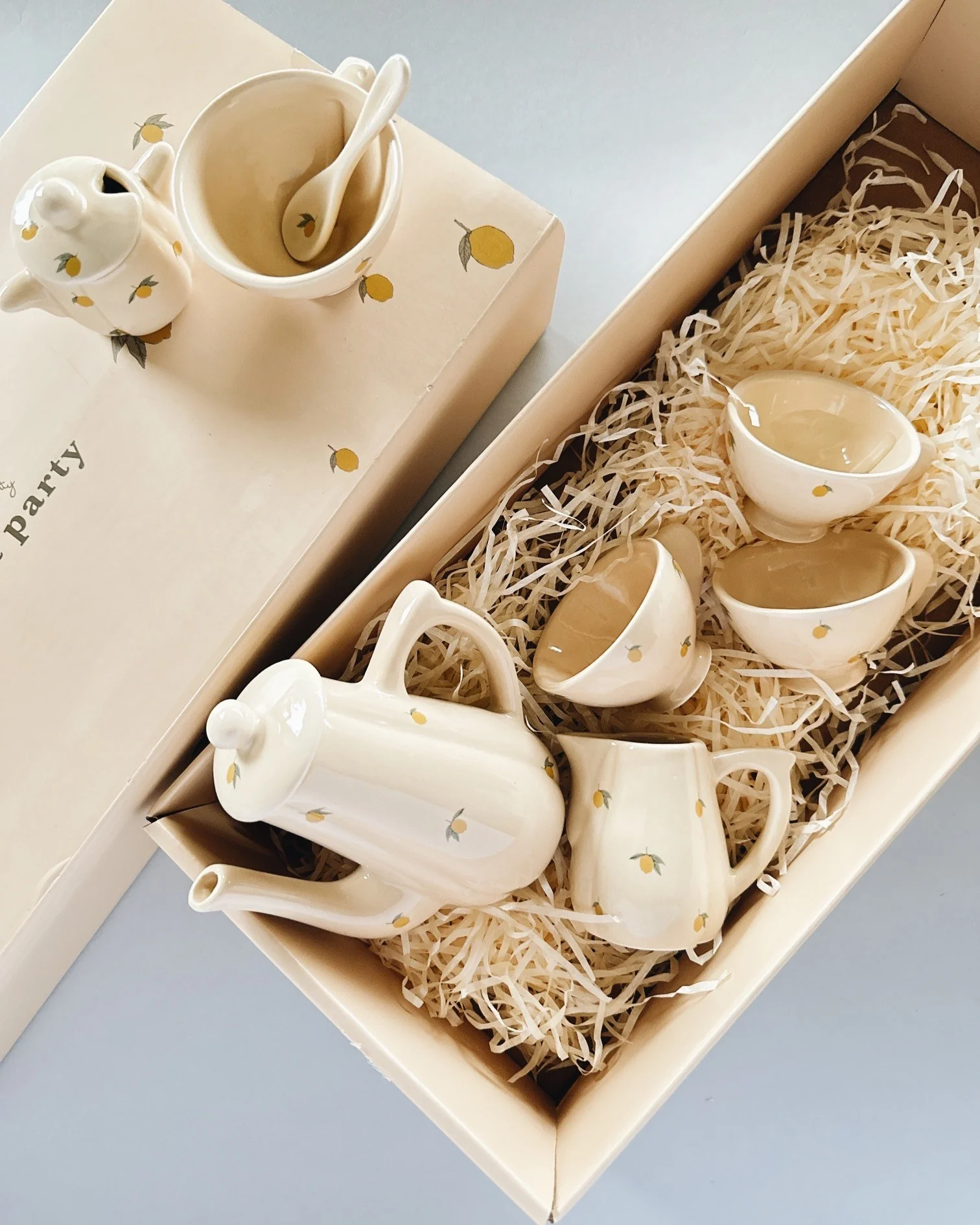 Ceramic Tea Play Set - Lemon - Image 3