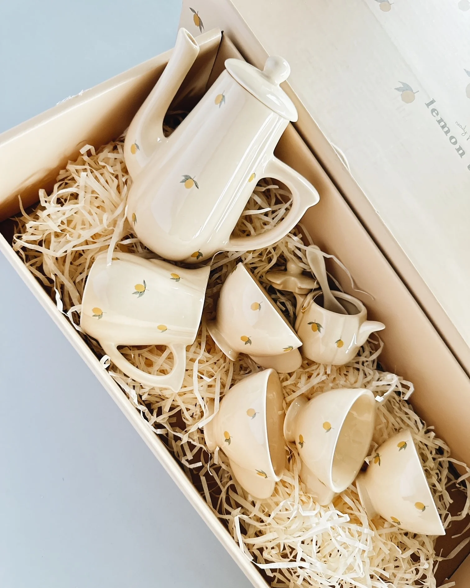 Ceramic Tea Play Set - Lemon - Image 5
