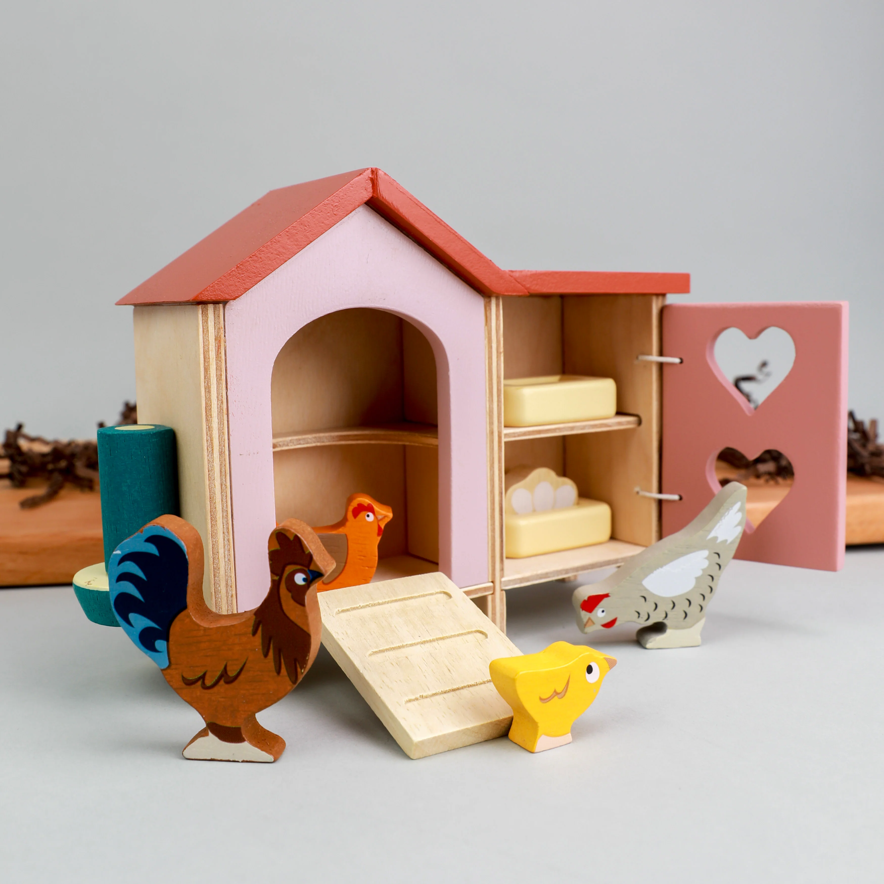 Tender Leaf Toys | Chicken Coop Play Set - Image 2