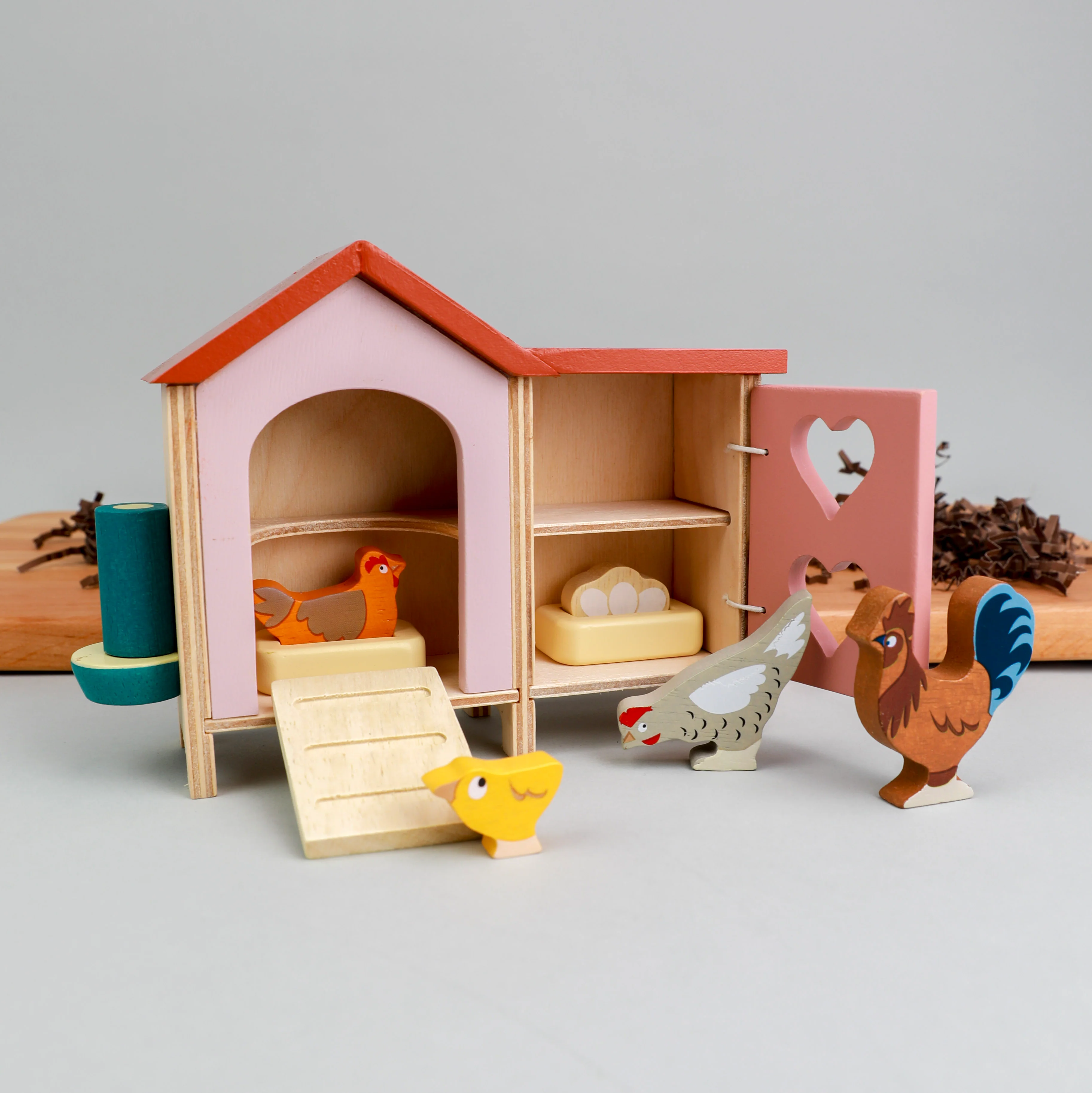 Tender Leaf Toys | Chicken Coop Play Set - Image 3