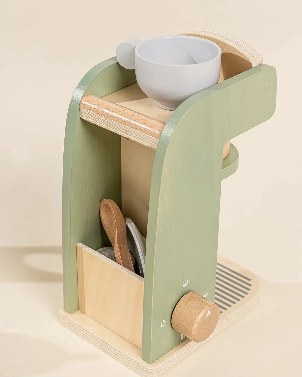 Wooden Coffee Maker Set - Image 6