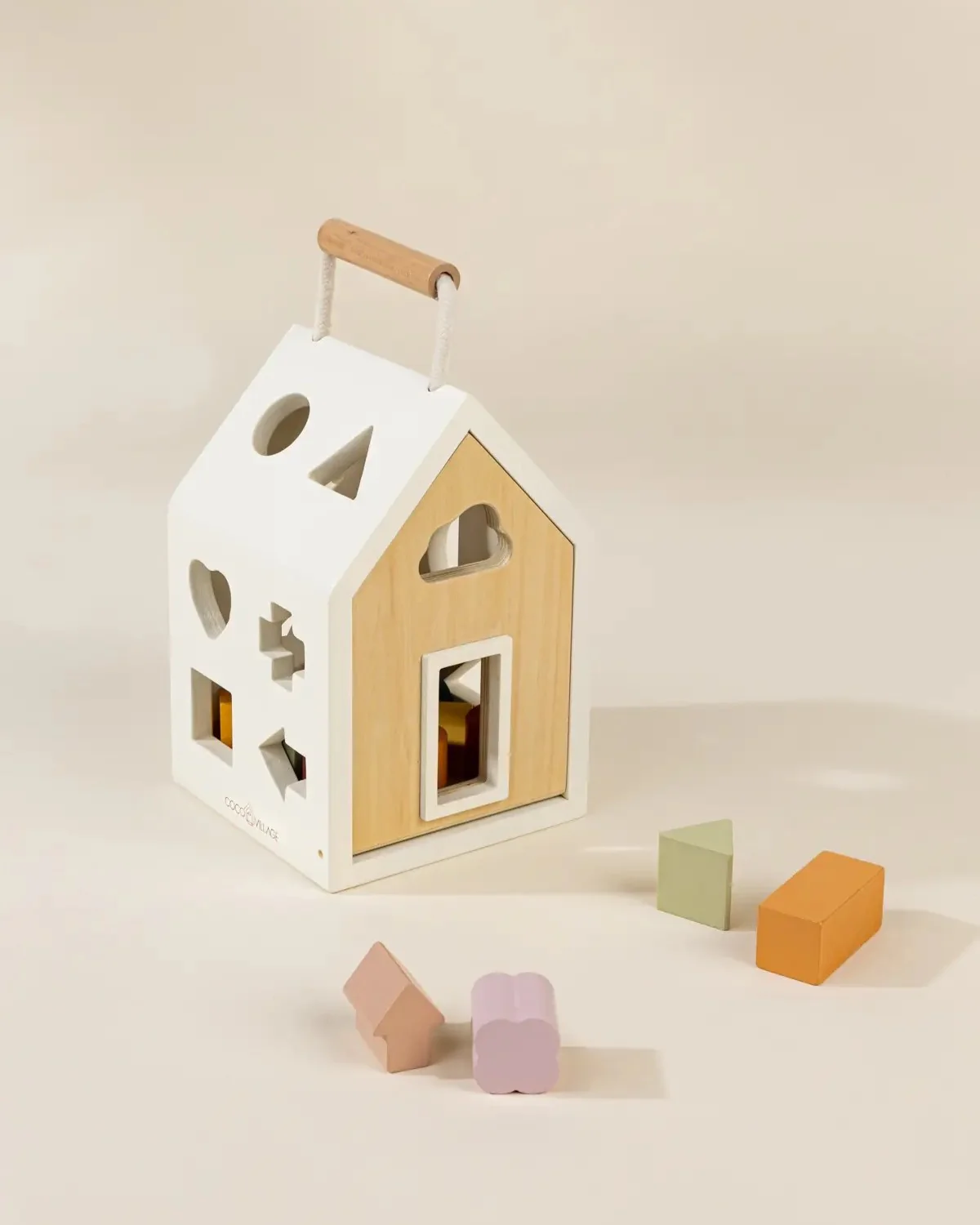 Wooden Shape Sorter House - Image 2