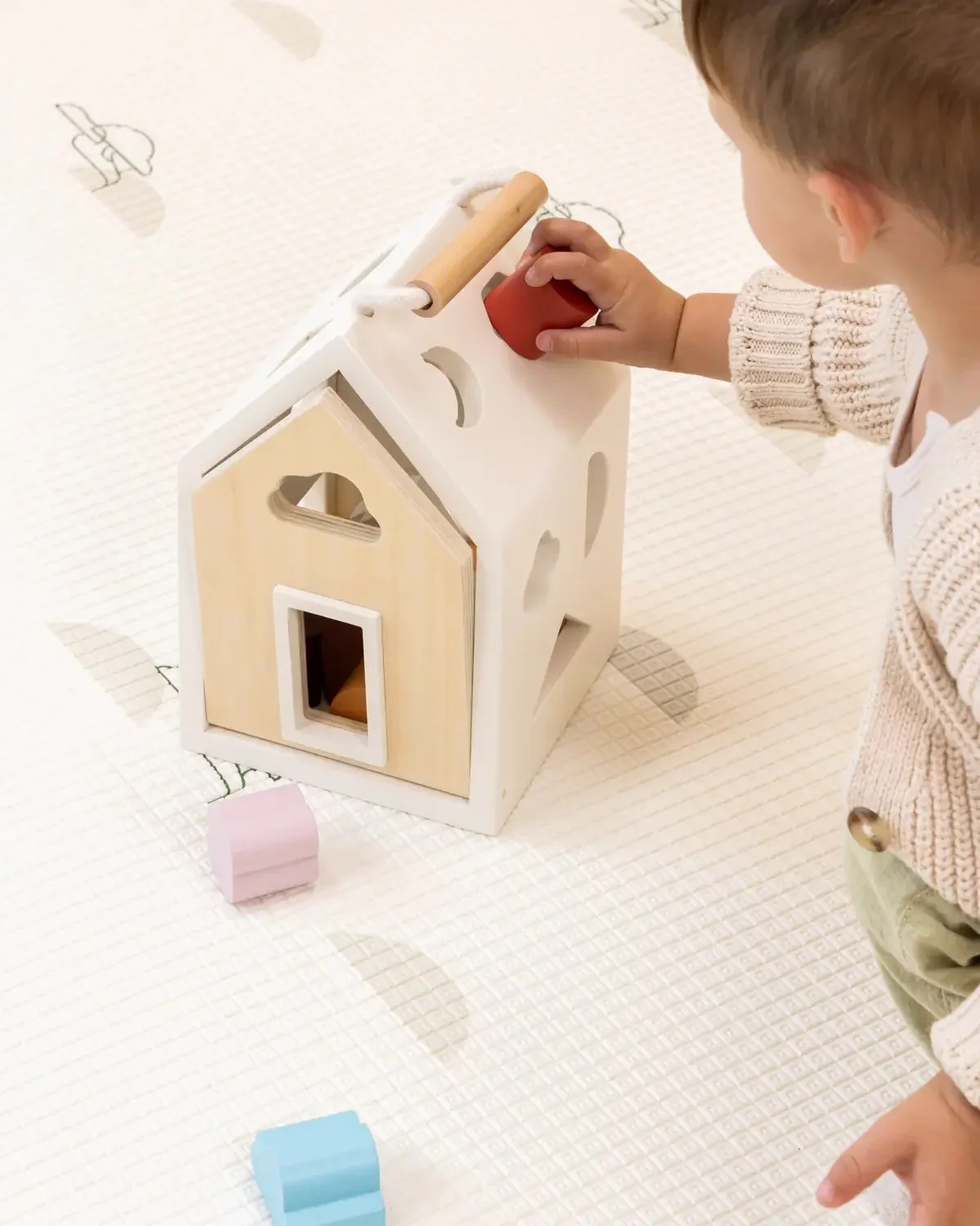 Wooden Shape Sorter House - Image 7