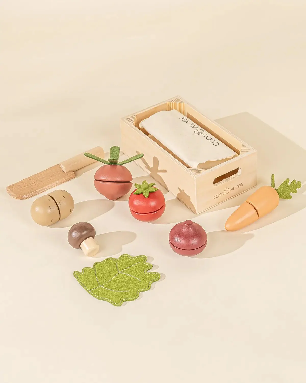 Wooden Vegetables Playset - Image 5