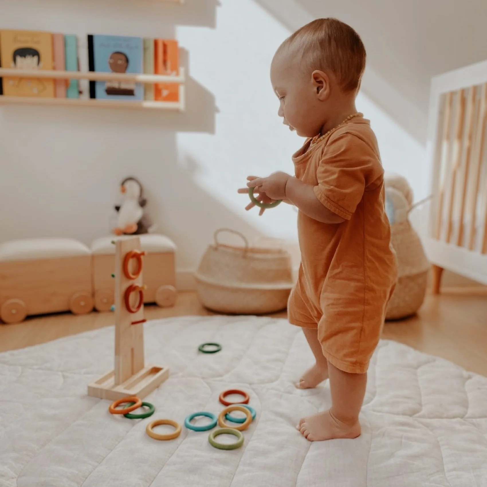 Color Sorting Ring Toss Game - Image 4