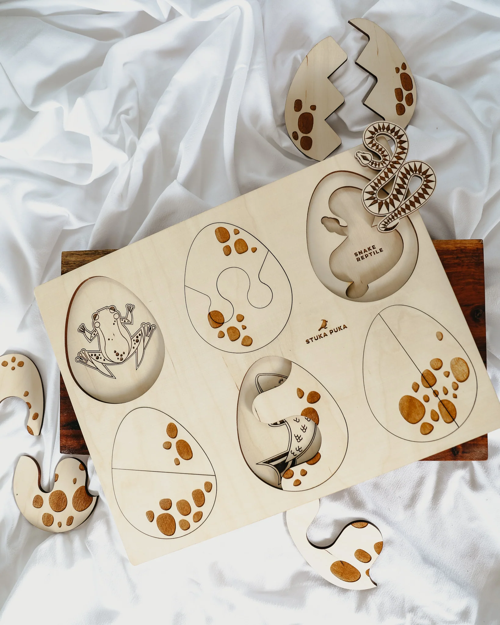 Crack the Egg Wooden Puzzle - Image 2