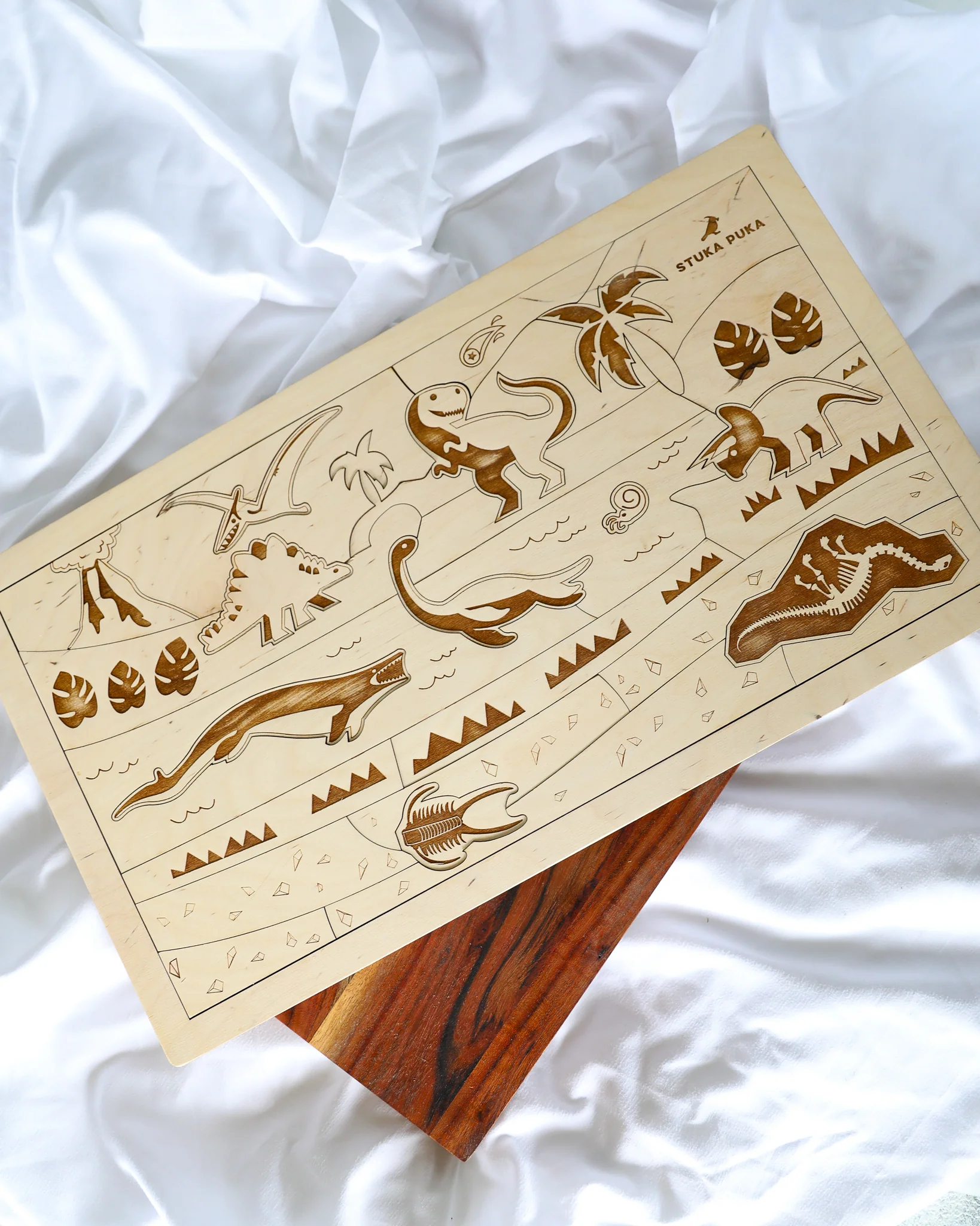Dino World Wooden Puzzle - Image 2