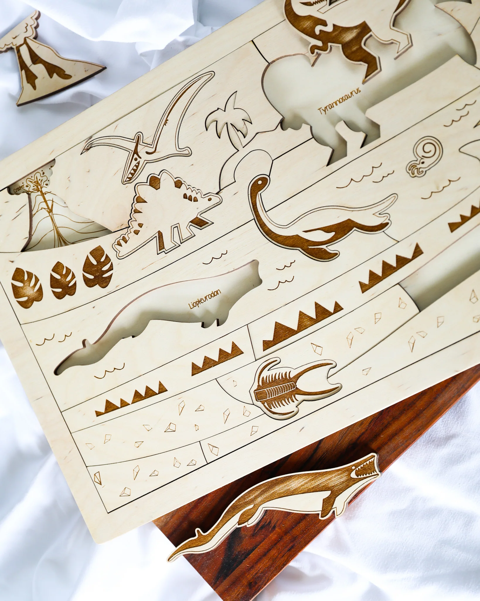 Dino World Wooden Puzzle - Image 4