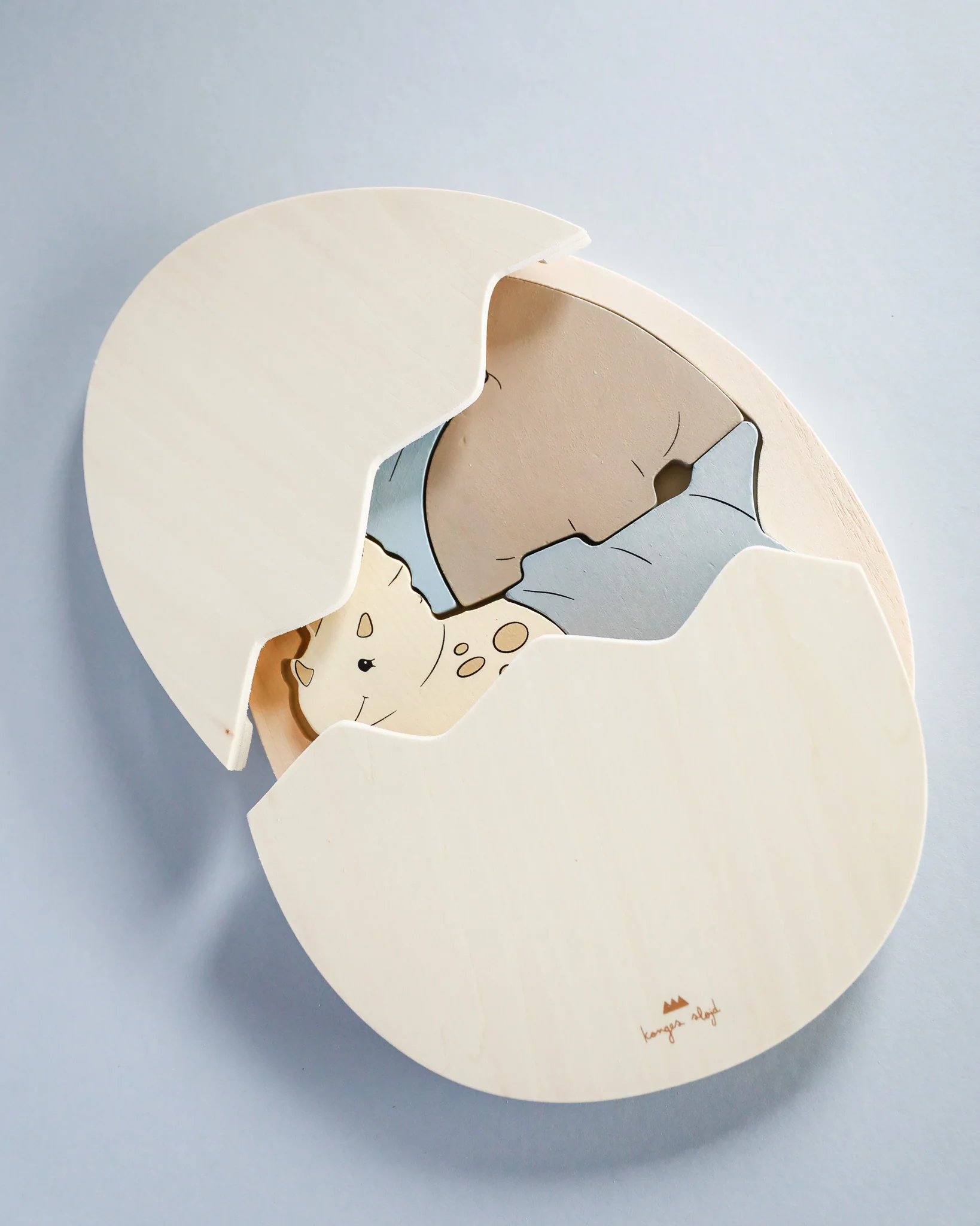 Dinosaur Egg Wooden Puzzle - Image 2