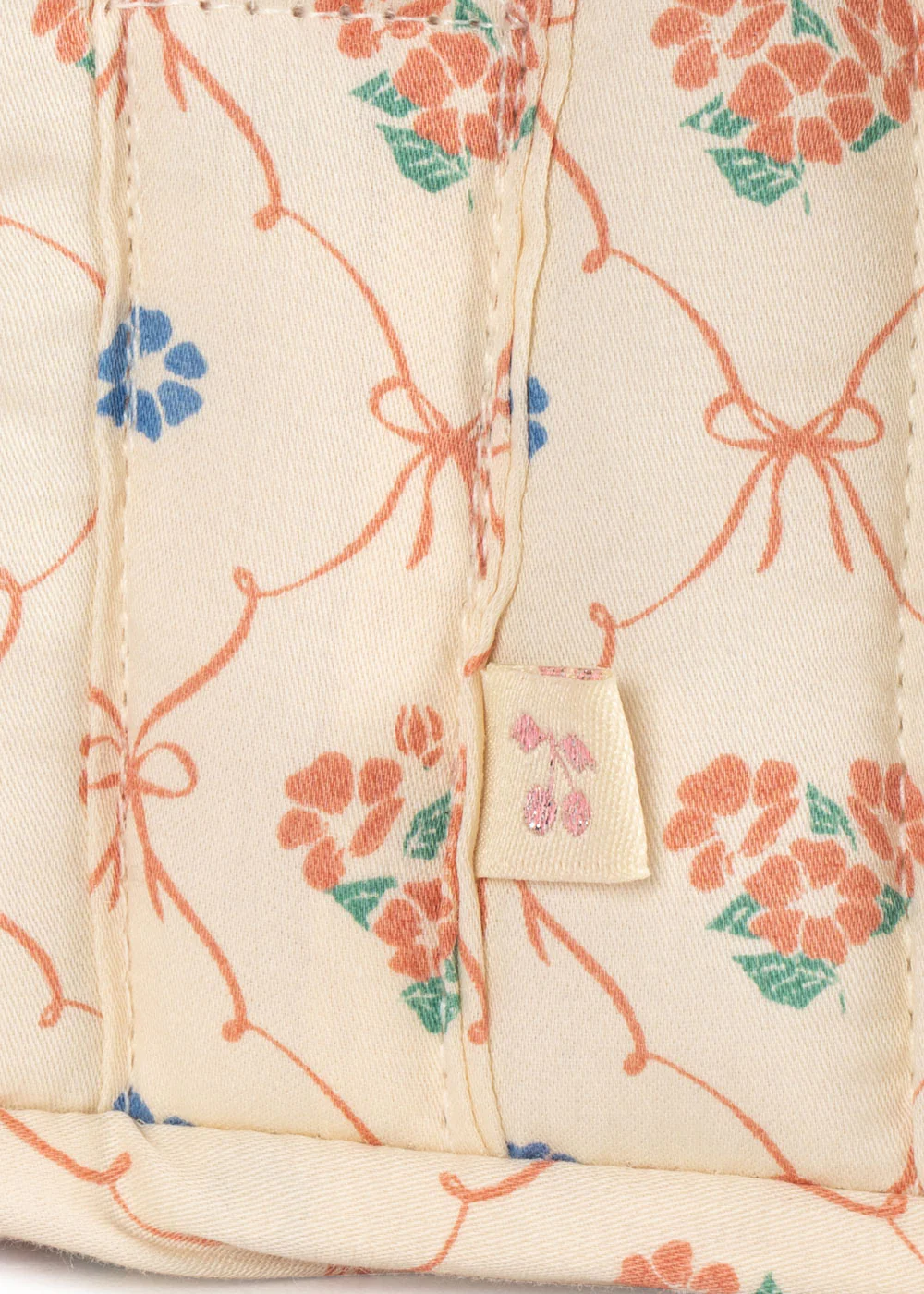 Konges Sloejd | Doll Basket - Fleur Decor - Image 3