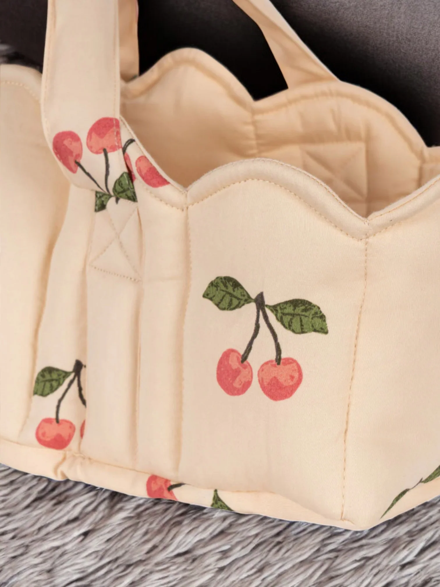 Konges Sloejd | Doll Basket - Ma Grand Cerise Pink - Image 2