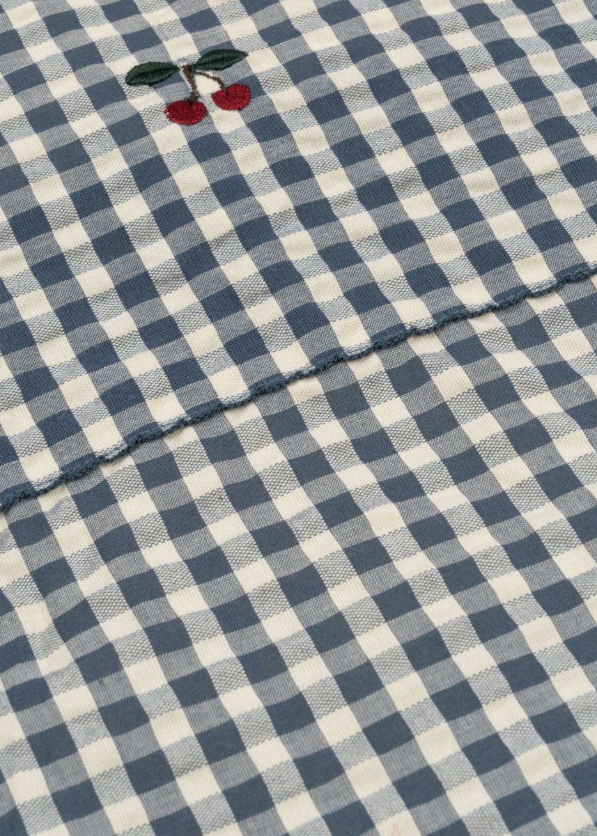 Konges Sloejd | Doll Bedding Set - Captains Blue Check - Image 2